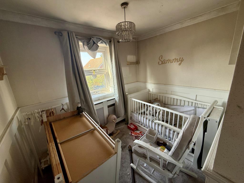 Lot: 117 - FIRE DAMAGED FOUR-BEDROOM DETACHED HOUSE - Bedroom three